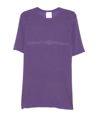 Roa Hivee Dryarn Seamless T-shirt In Purple