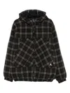 Roa Logger Wool Primaloft Checked Jacket In Black