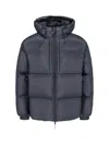 Roa Hooded Down Jacket In Black  