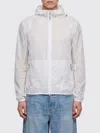 Roa Hue Packable Technical Fabric Windbreaker In White