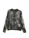 Roa Hue Packable Wind Jacket In Black