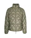 Roa Giubbino Nuna 800 Fill Power Hooded Down Sage Green In Green