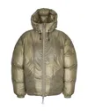 Roa Giubbino Synthetic Down Taupe In Green