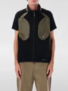 Roa Polartech Vest Featuring Contrast Panels In Black