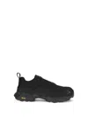 Roa Katharina Light Rubber And Leather-trimmed Ripstop Sneakers In Black