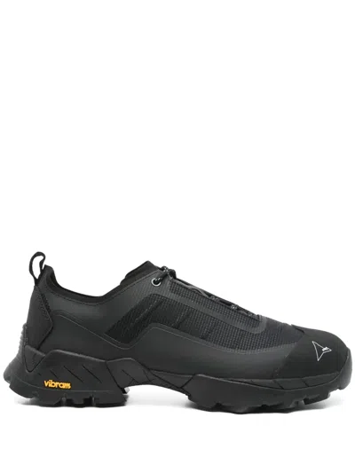 Roa Katharina Light Black Ripstop Sneakers In Multicolor