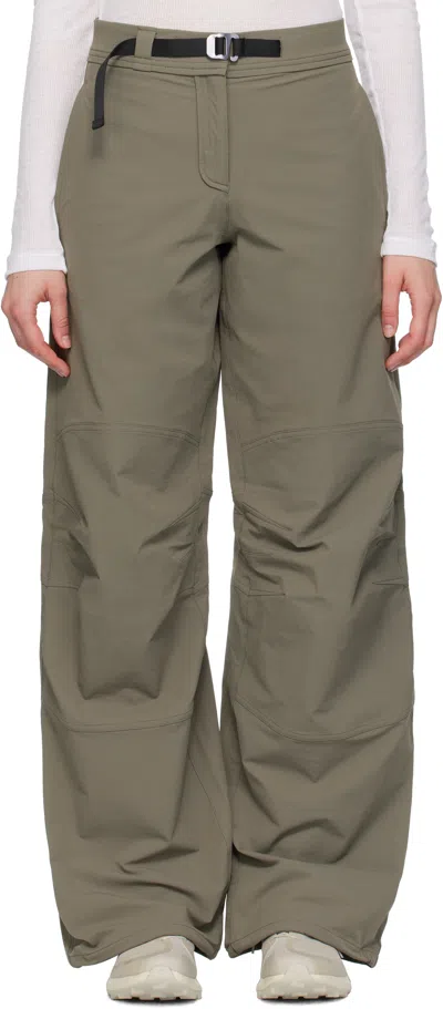 Roa Khaki Shaped Knee Sport Pants