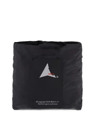Roa Laki Logo-print Shoulder Bag In Black