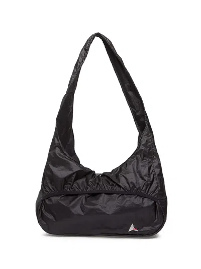 Roa Laki Packable Shoulder Bag In Black