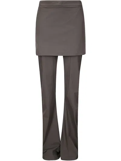 Roa Layered-skirt Trousers In Black