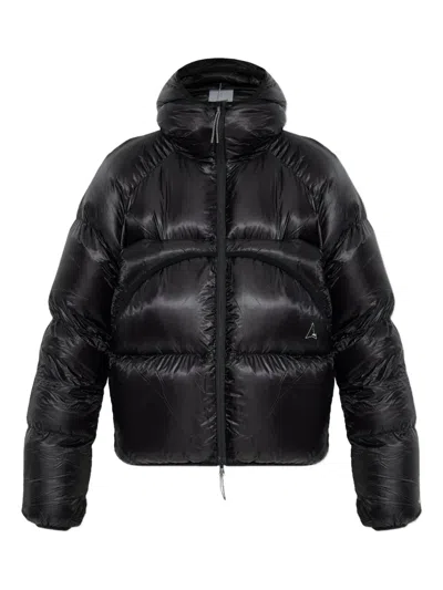 Roa Lithe Hooded Puffer Jacket In Black