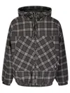 Roa Logger Wool Primaloft Checked Jacket In Gray