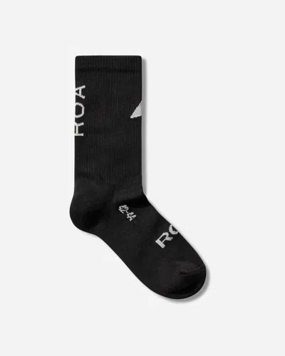 Roa Logo Biofil Socks In Black
