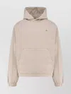 Roa Logo Cotton Sweatshirt Stretch Elastic Cuff Pocket
