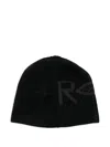 Roa Logo-detail Beanie In Black