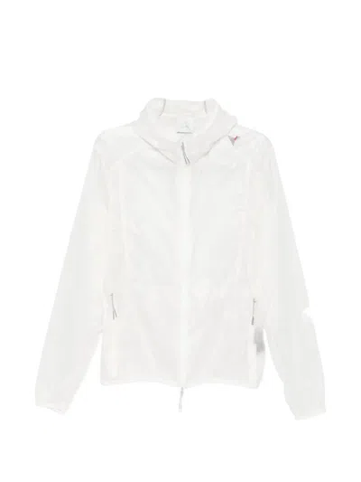 Roa Logo-detail Hooded Jacket In White