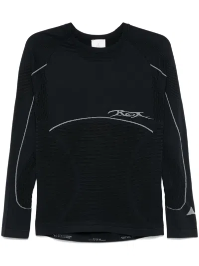 Roa Logo-detailing T-shirt In Black
