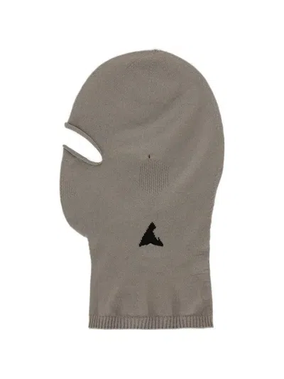 Roa Logo-embellishment Balaclava In Gray