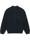 Roa Logo-embroidered Sweatshirt In 黑色