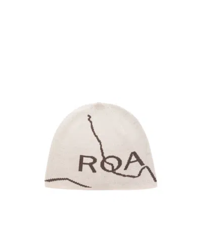Roa Logo Hat In White