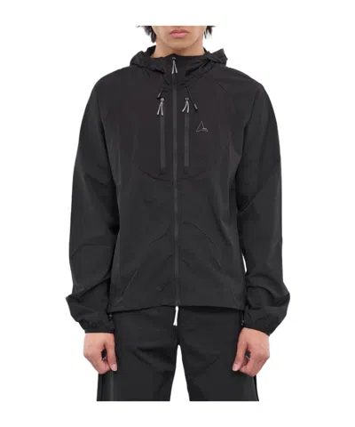 Roa Logo-print Hooded Jacket In Black