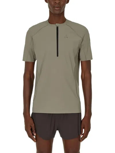 Roa Logo-print Performance T-shirt In 绿色