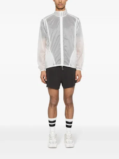 Roa Logo-print Sheer Jacket In White