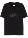 Roa Graphic Print Boxy Crew Neck T-shirt In Black