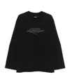 Roa Long Sleeve Graphic T-shirt In Black