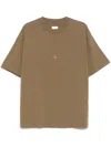 Roa Open-necked Black Shirt In Brown