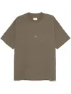 Roa Open-necked Black Shirt In Green