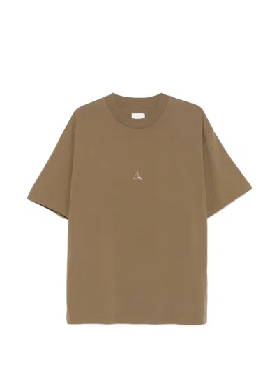 Roa Logo T-shirt In Brown