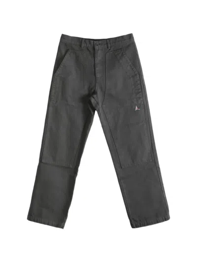 Roa Logo-detail Panelled Trousers In Gray
