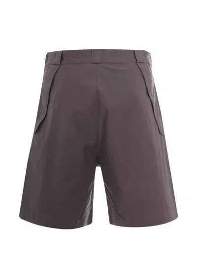 Roa Logo-detail Shorts In Gray