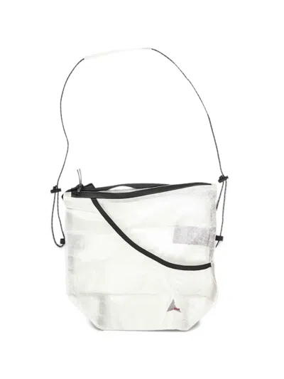 Roa Logo-print Messenger Bag In Red