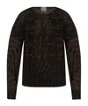 Roa Long Sleeve Sweater In Black