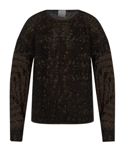 Roa Long Sleeve Sweater In Black