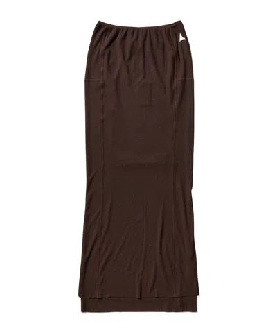 Roa Long Sports Skirt In Brown