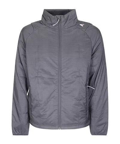 Roa Long-sleeve Stand-collar Jacket In Gray