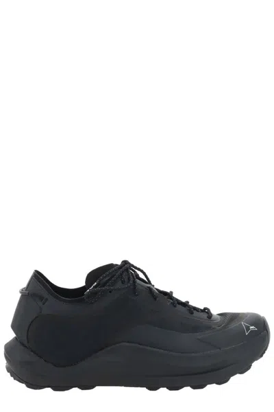 Roa Low-profile Nylon And Eva Sneakers With Vibram Sole In Black