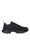 Roa Katharina Light Rubber And Leather-trimmed Ripstop Sneakers In Black