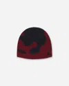 Roa Magma Abstract-print Beanie Hat In Red