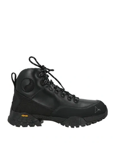 Roa Man Ankle Boots Black Size 7 Leather