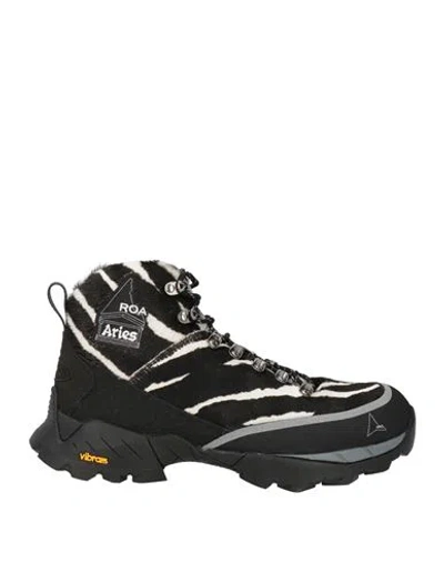 Roa Man Ankle Boots Black Size 9 Leather