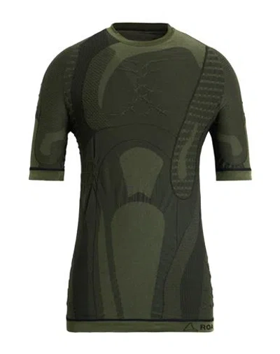 Roa Man T-shirt Military Green Size M Polypropylene, Polyamide, Elastane