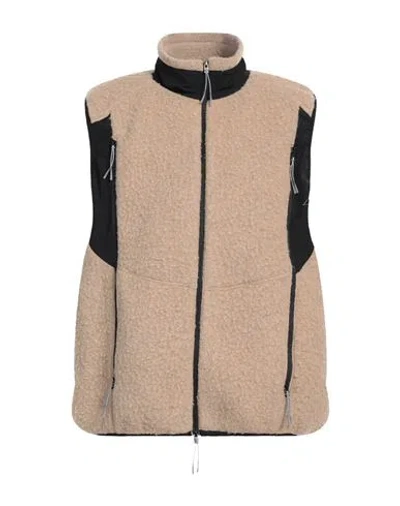Roa Man Vest Sand Size L Virgin Wool, Polyester
