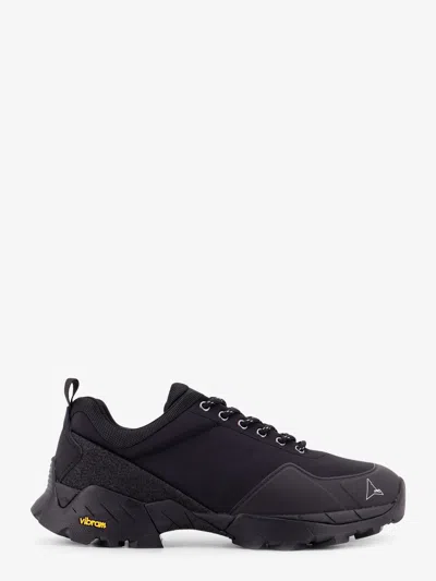 Roa Men Neal Low-top Suede Sneakers In Black