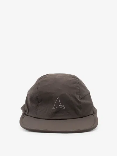 Roa Men Nylon Baseball Hat In Brown