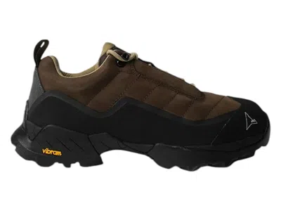 Pre-owned Roa Men's  Katharina Sneakers In Brown/black
