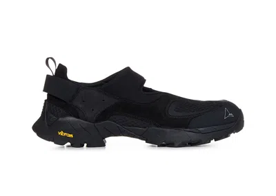 Pre-owned Roa Men's  Sandal Sneakers In Black